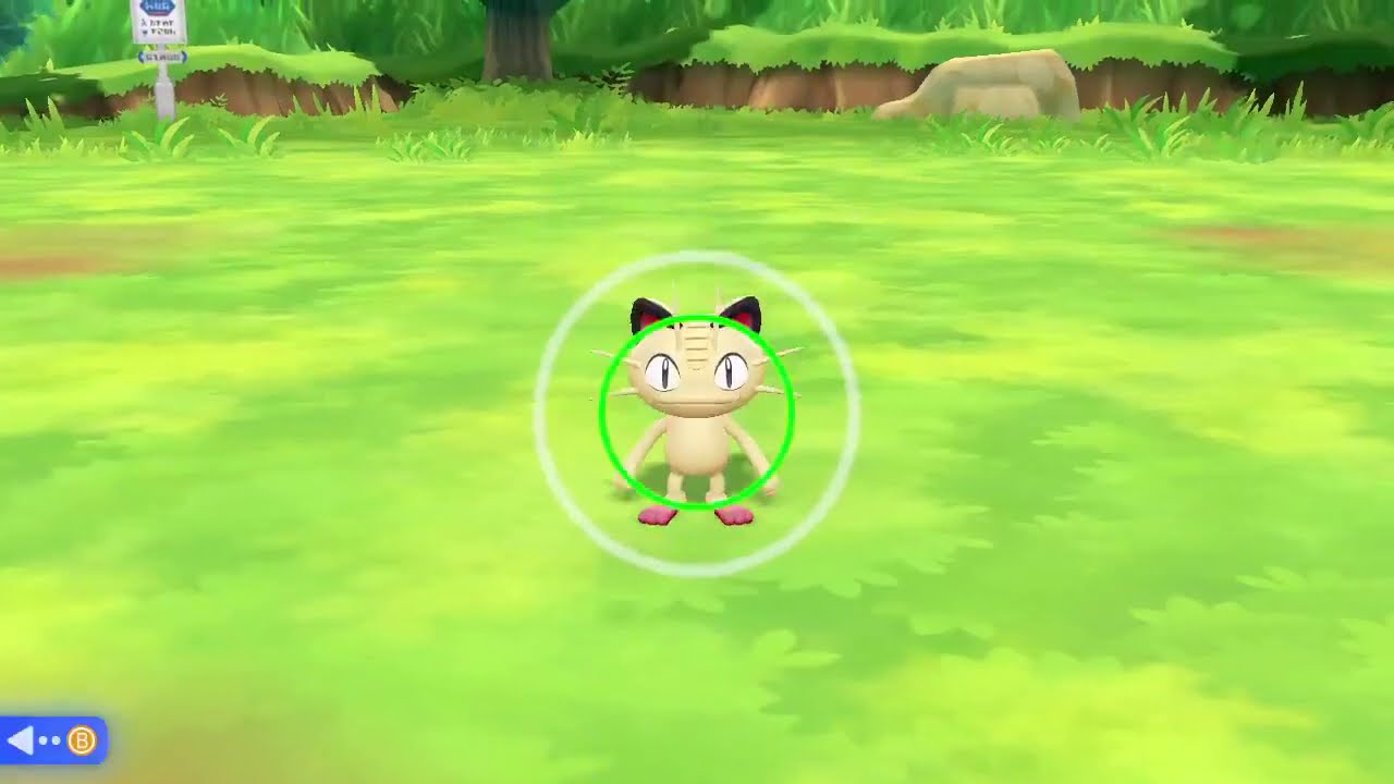 Pokemon let's go meowth
