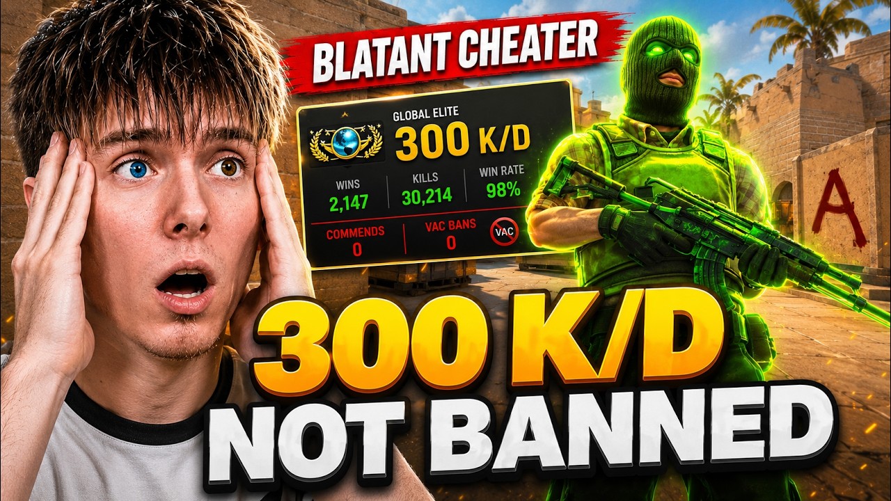 This Cheater Has 300 K/D And Not Banned???