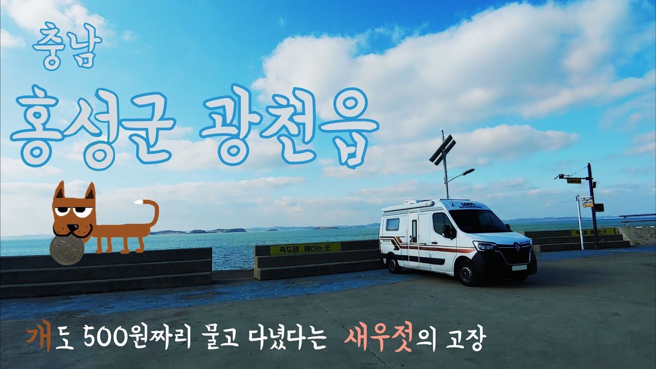 #3 서해안(홍성,광천)여행 & 불고기 맛집 | 르노마스터캠핑카 | 다비드