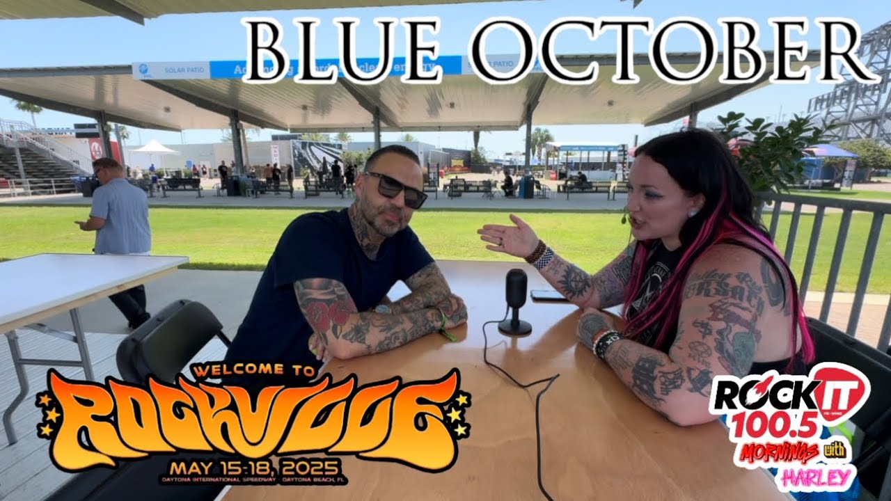 Mornings With Harley ~ Welcome To Rockville 2025 ~ @blueoctoberofficial Interview