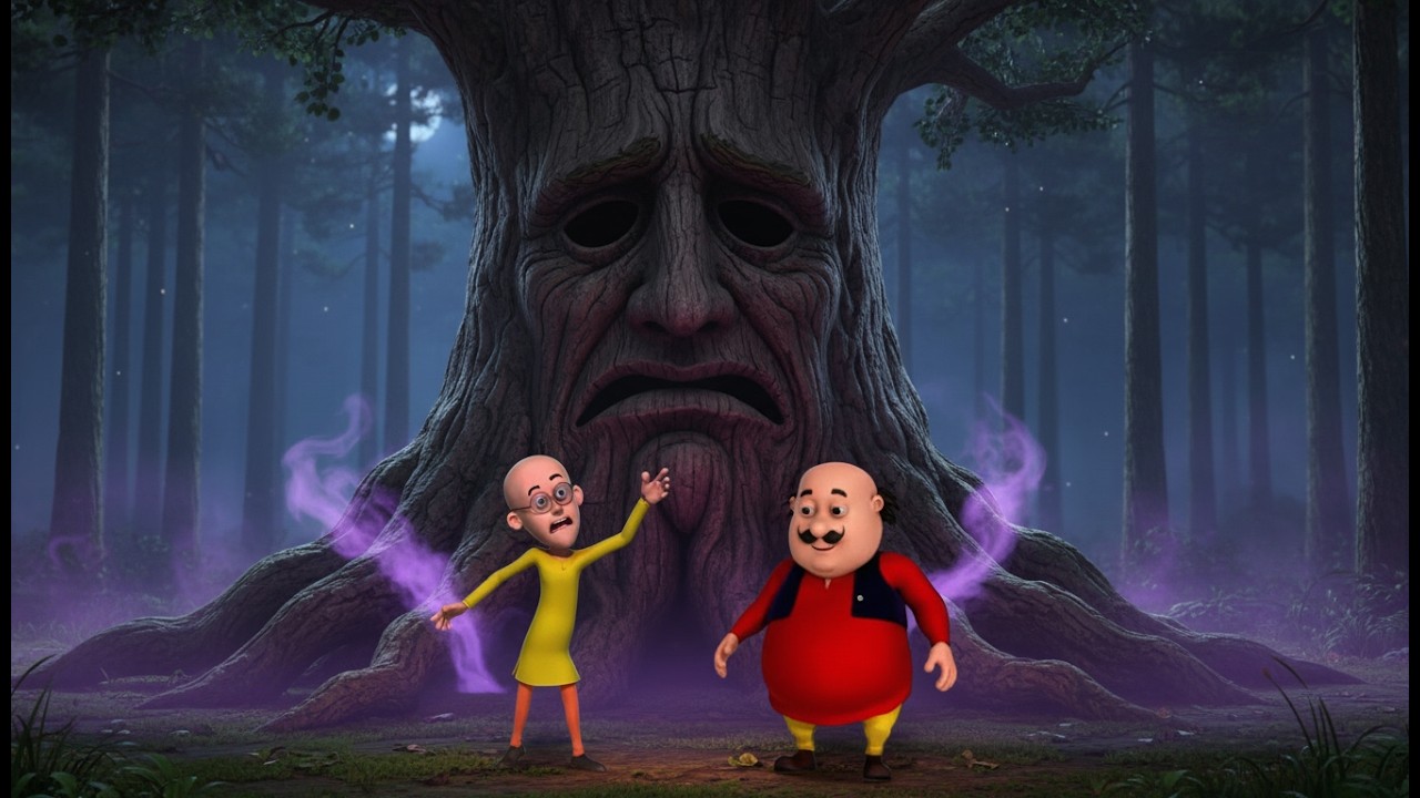 Motu Patlu Aur Bolne Wala Darakht