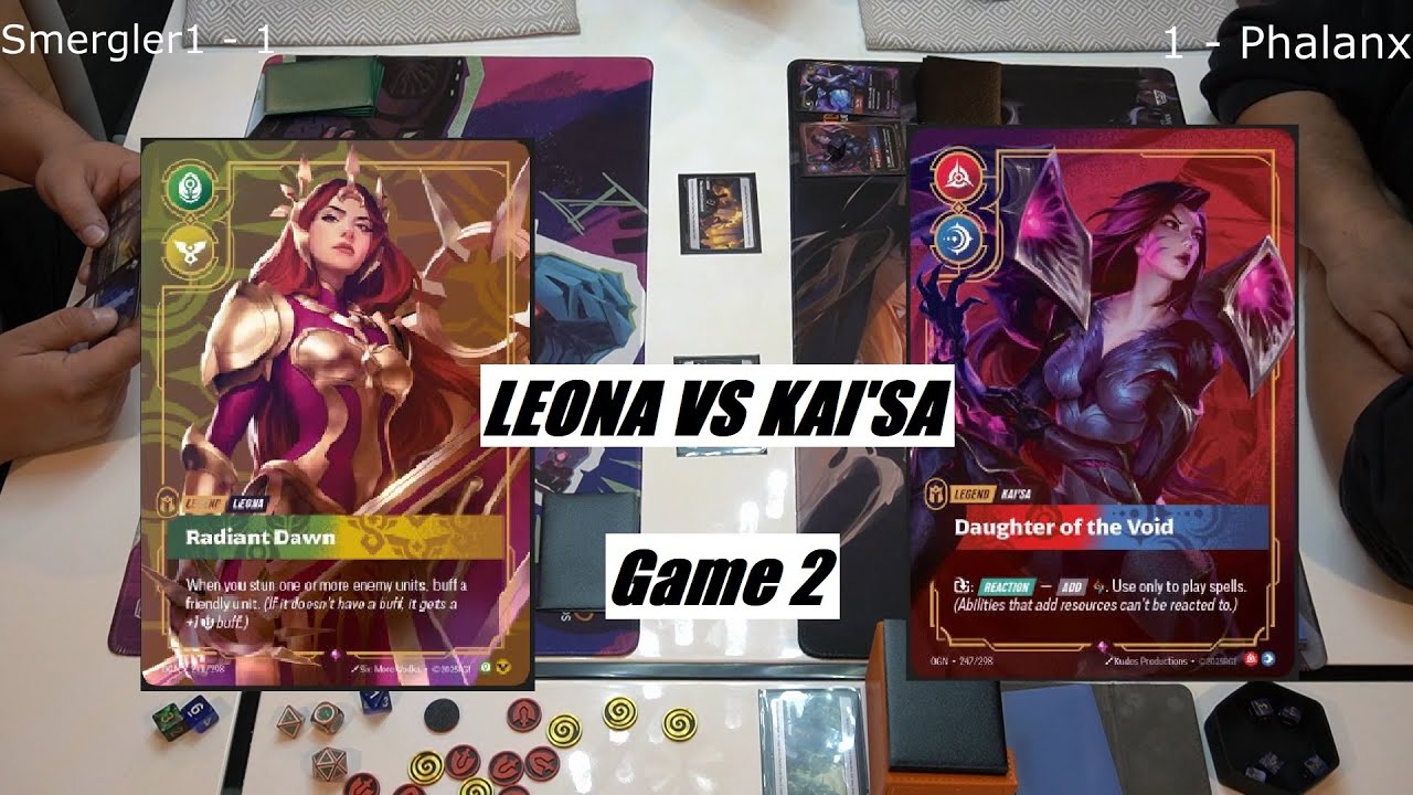[Riftbound TCG] Leona v. Kai'sa - Smergler1 v. Phalanx (game 2 BO3)