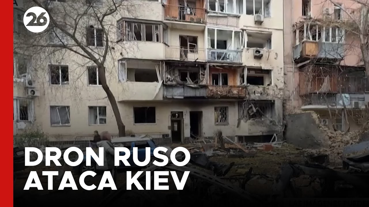 🇺🇦 UCRANIA: ASÍ LUCE KIEV después del ATAQUE RUSO con DRONES