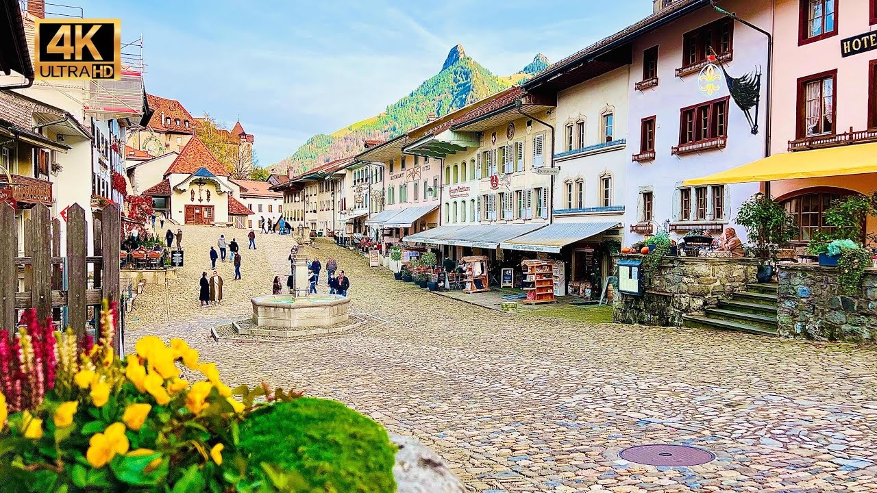 Gruyères - Most Charming medieval town in Switzerland - A Unique Architectural Town , Fribourg