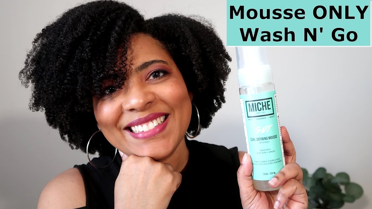 MOUSSE ONLY WASH N' GO ft. Miche Bounce Leave-in & Miche Set Mousse | NaturalRaeRae