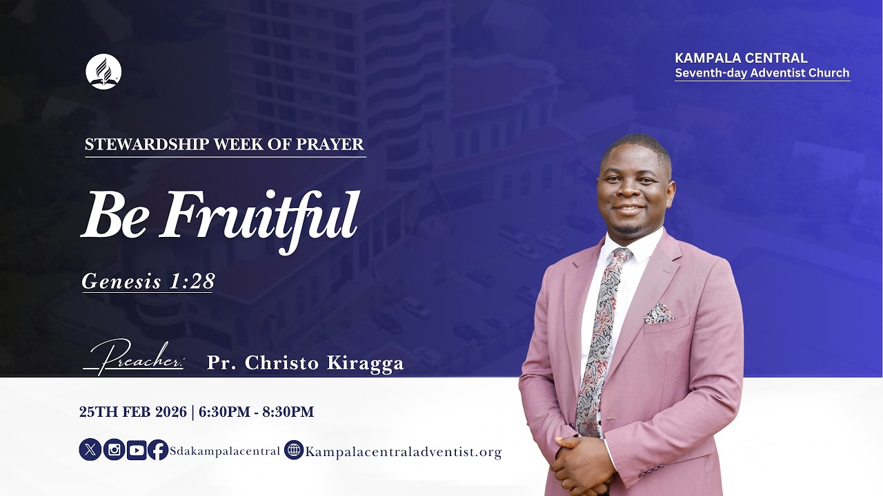 🔴Live: Stewardship Week Day 5 I Be Fruitful with Pr. Christo Kiragga