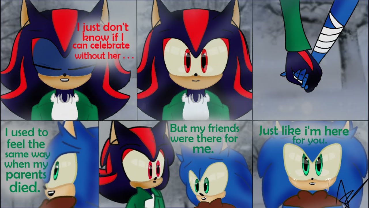Christmas Buddy/ Sonadow comic/ Read desc.