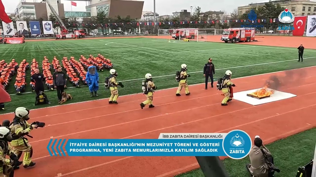 İTFAİYE DAİRESİ BAŞKANLIĞI MEZUNİYET TÖRENİNE KATILDIK