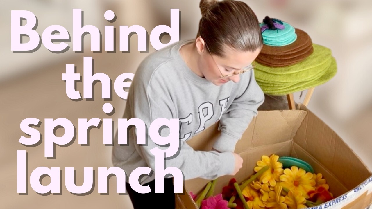 I launched my first spring collection | 2 day vlog