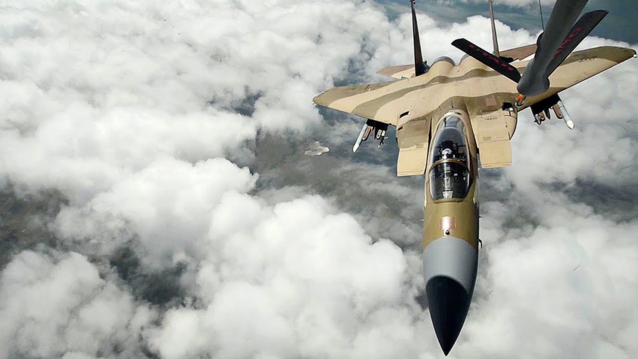 F-15 Aggressor Eagle - Air Refueling With KC-135 Stratotanker