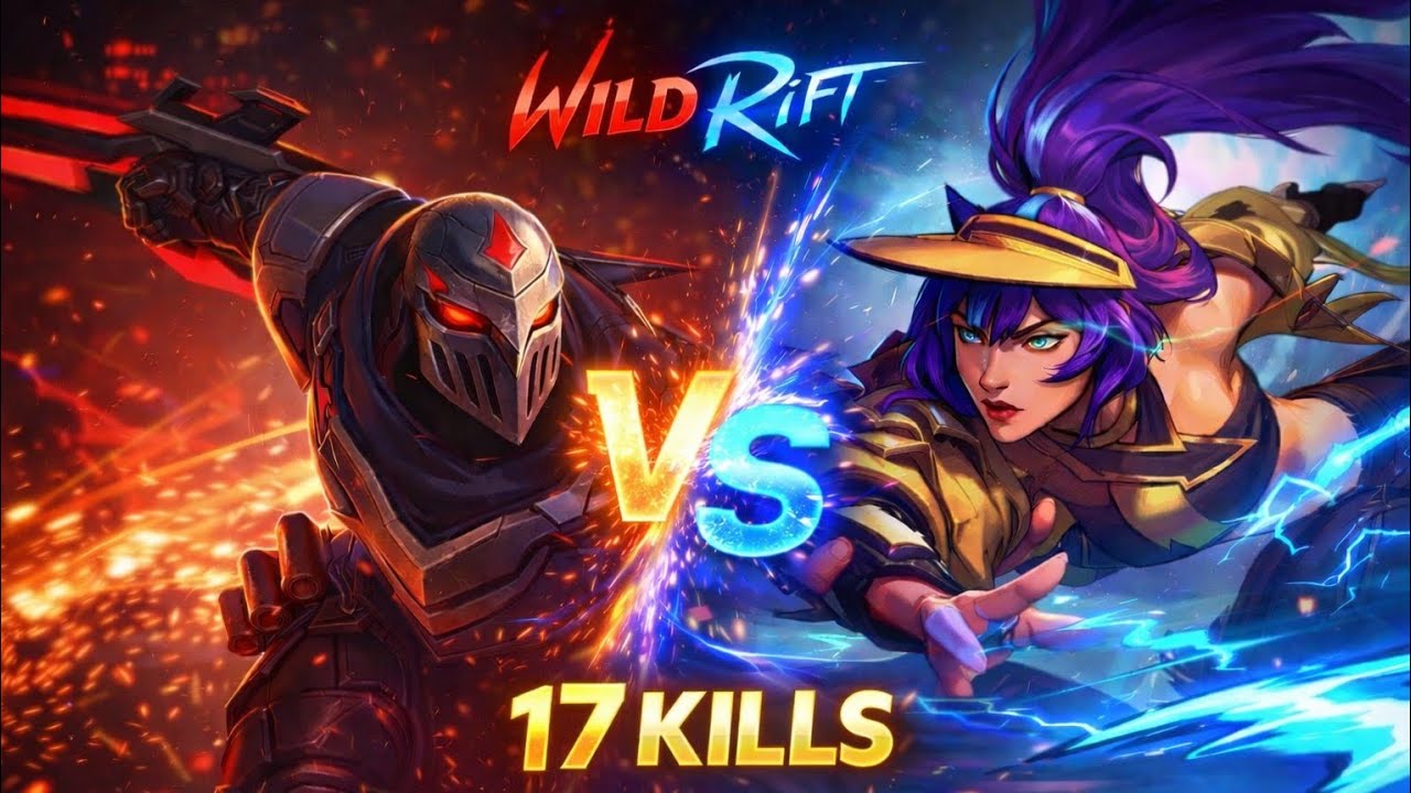 Wild Rift: ZED VS IRELIA || 17 KILLS IN DIAMOND ELO HARD CARRY #wildrift #zed #irelia 