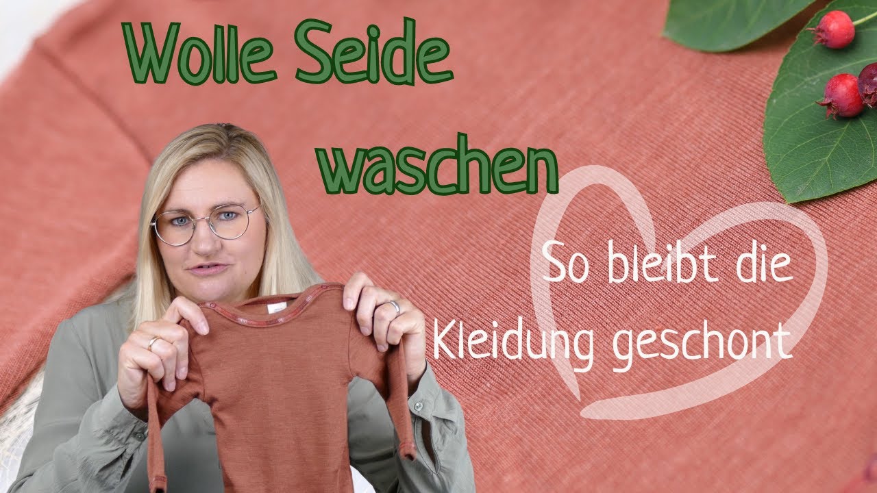Wolle Seide schonend waschen | So geht's!