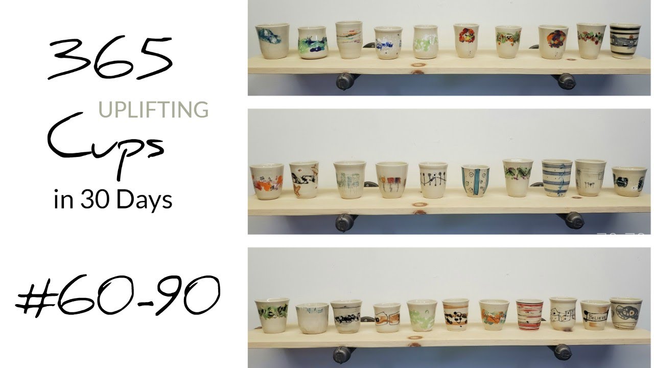 3- Underglaze Transfer Technique & Wax Paper - #60-90 - 365 Cups in 30 Days - Hobby Potter