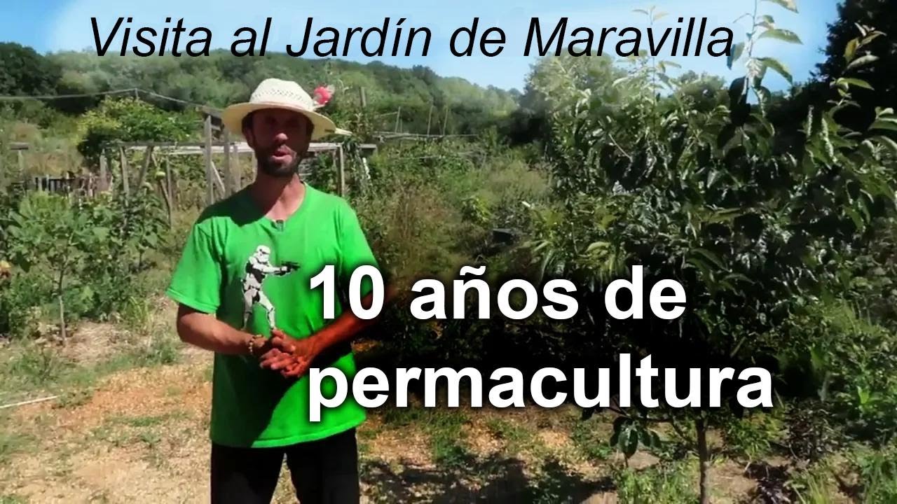10 años transformando el Jardín d'Émerveille con permacultura