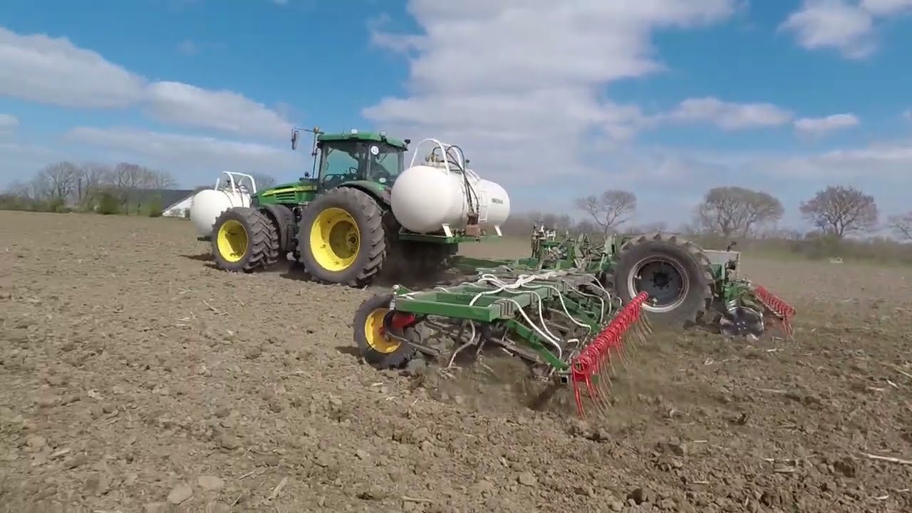 John Deere 7920 Ammoniak NH3 Denmark 12 Meter nedfælder. 2023 Part 2