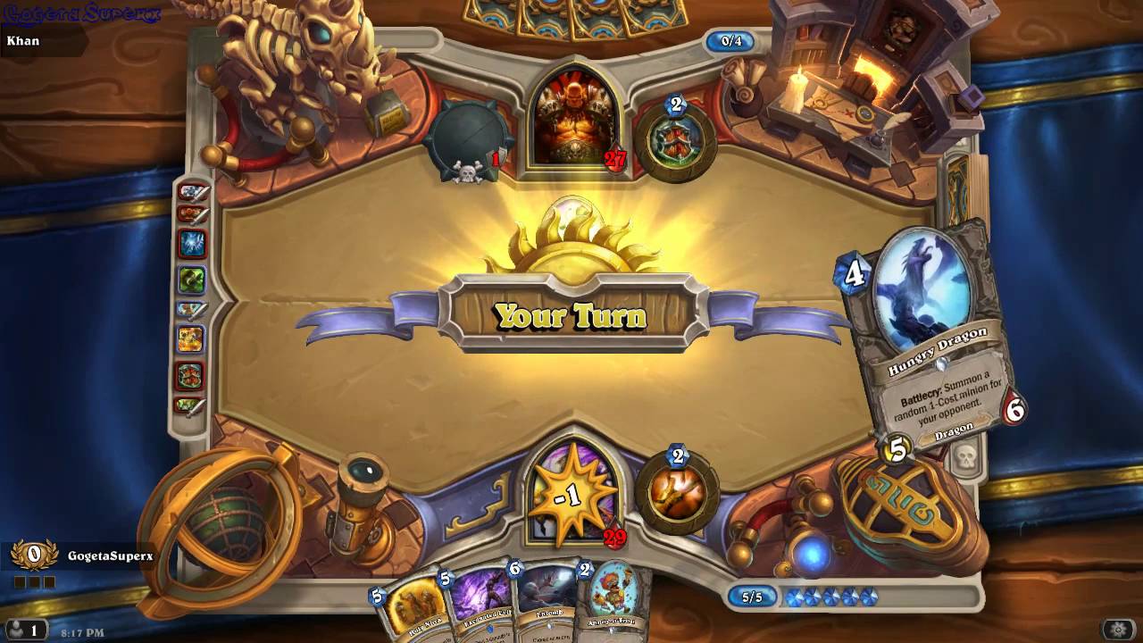 Hearthstone Karazhan Arena #28 - 5 wins - GogetaSuperx