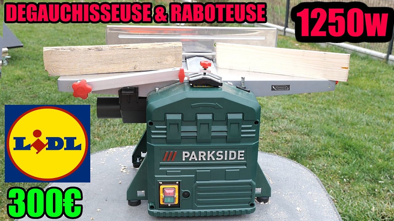 LIDL Рейсмусовый рейсмус PARKSIDE PADM 1250 a1 1250w 8500rpm Planer Thicknesser