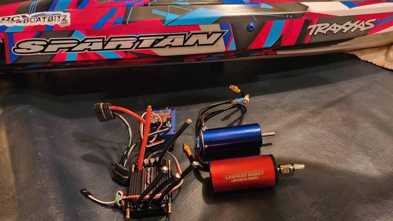 Father and Son Time at the Pond, Traxxas Spartan Motor & Prop Testing 6s GPS