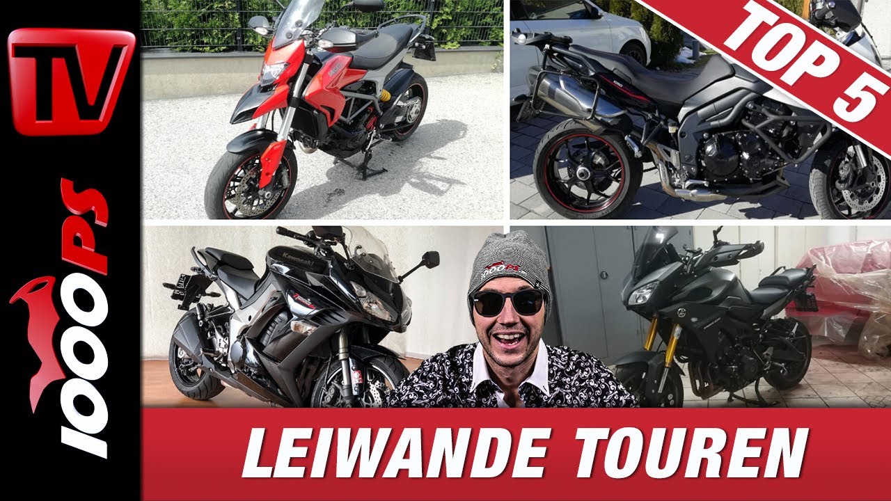 Top 5  - Die besten Motorräder für kurze Touren unter 7000 Euro