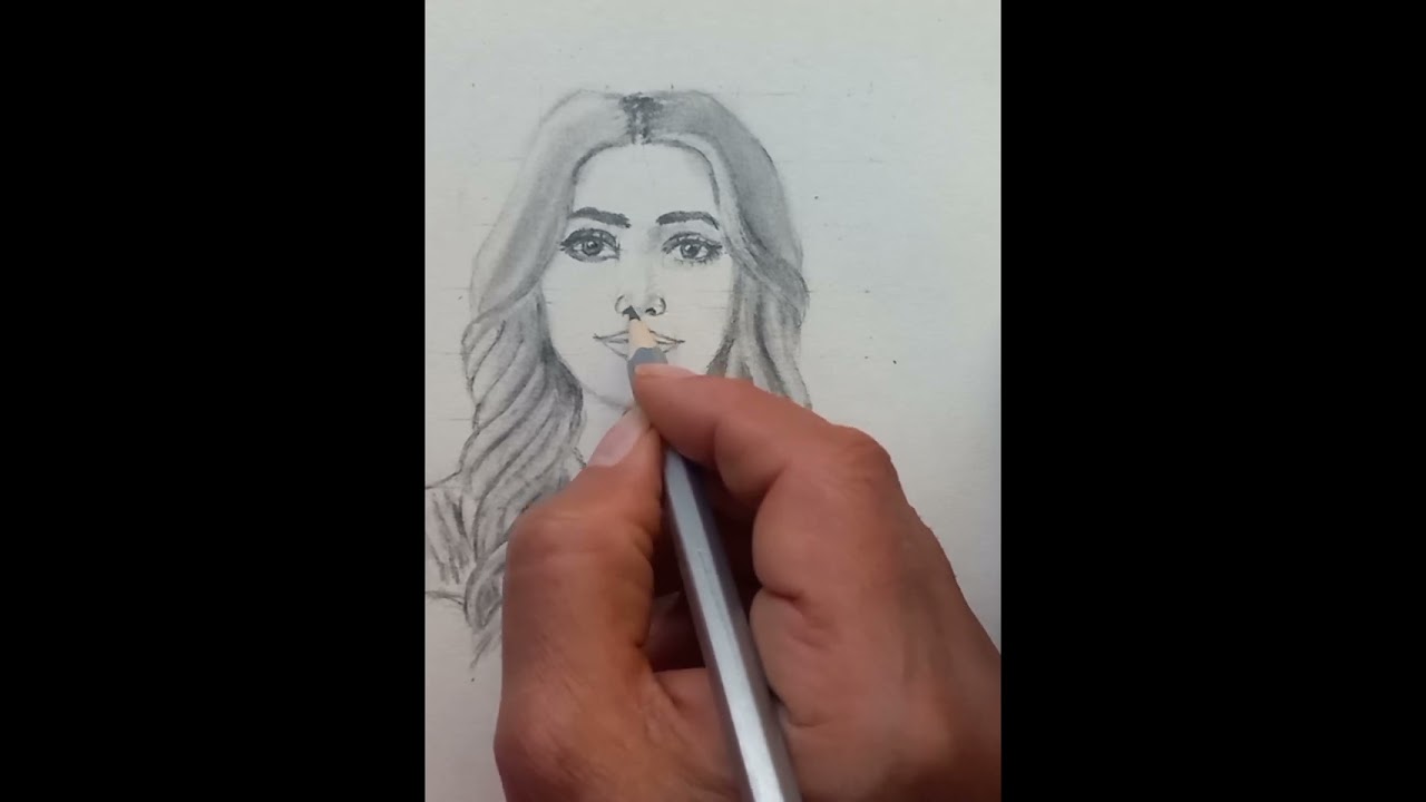 How to draw a realistic face #drawing #art #realistic #face #girl