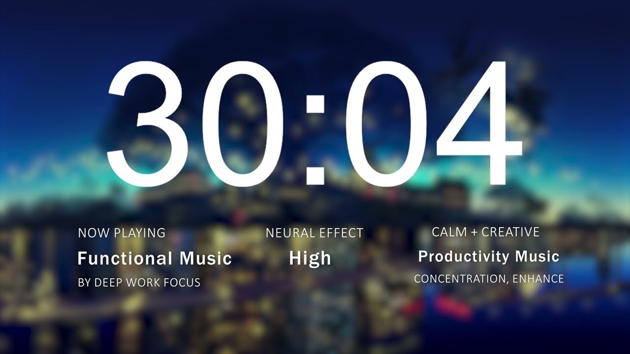 30 Minute Focus - Groovy⚡ Focus Wave⚡ Music for Maximum Focus and Concentration | Flow Beats