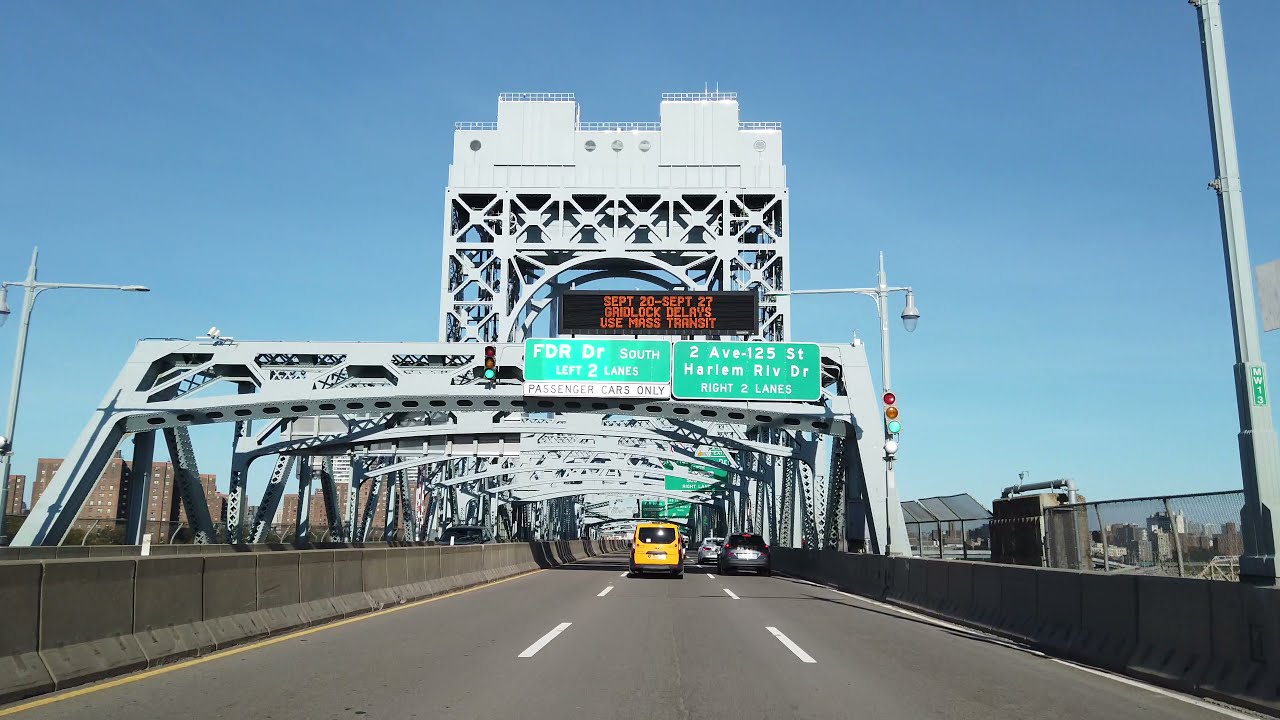 Driving from LaGuardia Airport (LGA) to Upper Manhattan via RFK (Triborough) Bridge | Sept 2021