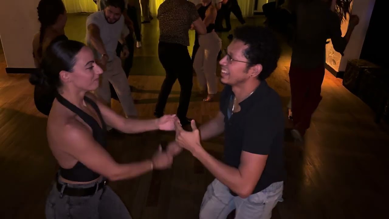 Rickey & Samantha (Salsa Social) at the Baila Con Gusto Night on October 23rd 2025