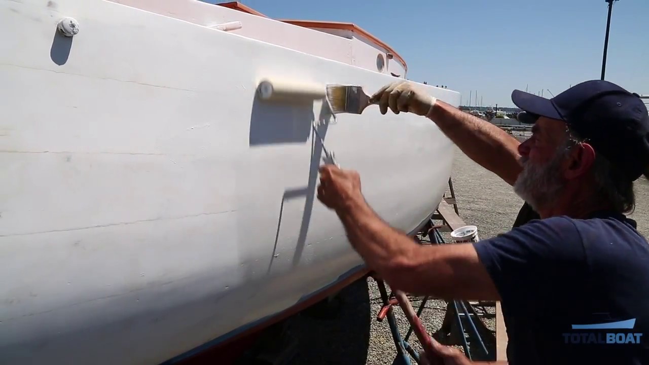 How to Roll and Tip Topside Paint