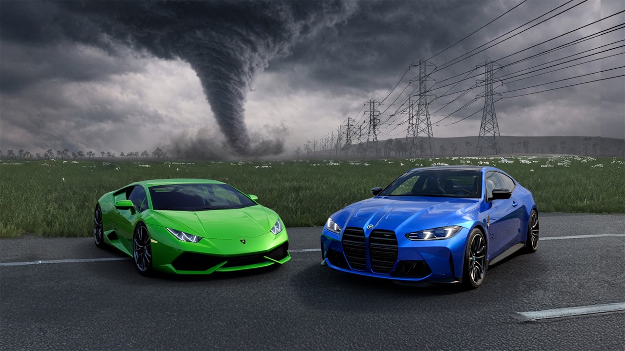 Tornado Chase In BeamNG Drive