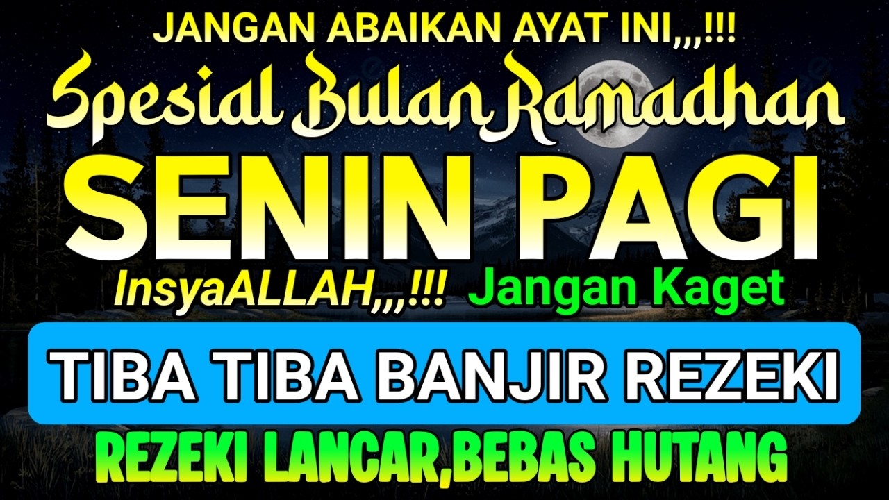 MUSTAJAB | putar dzikir ini jangan kaget rezeki datang tak terduga ! PANJANG UMUR,DOSA DIAMPUNI