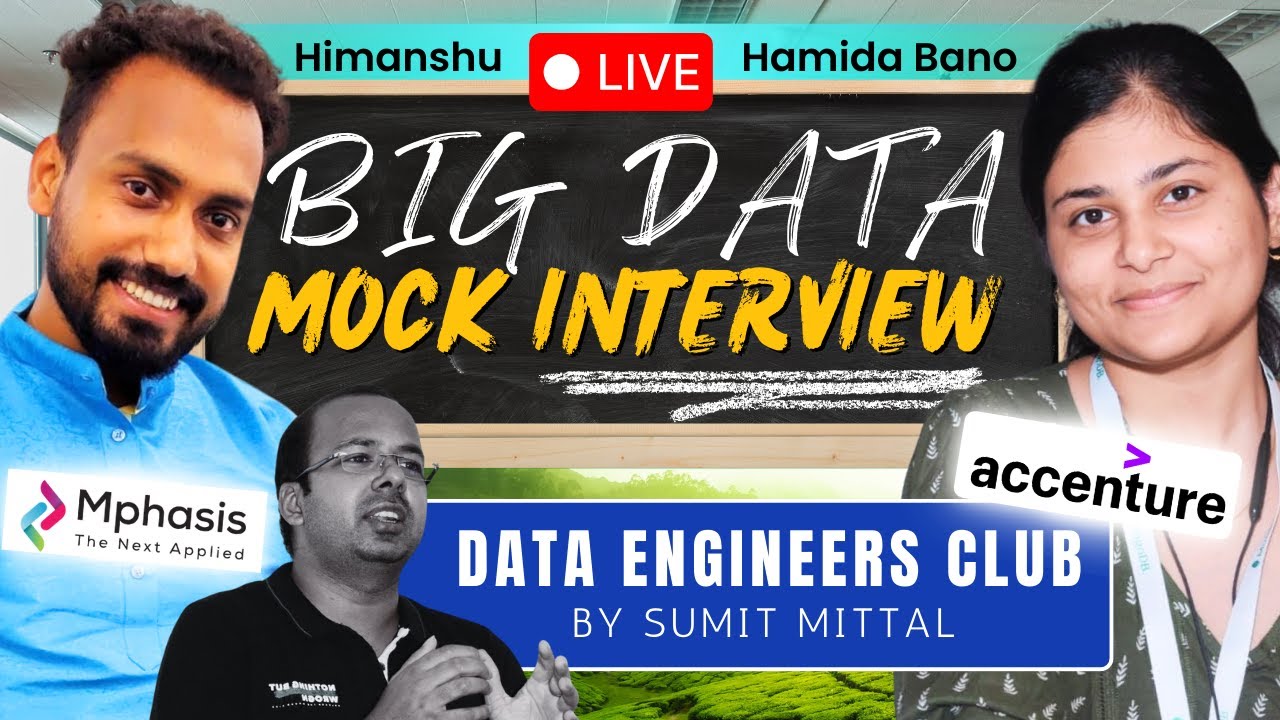 Mock Interview for Data Engineers | Spark Optimizations | Real-time Project Challenges and Scenarios