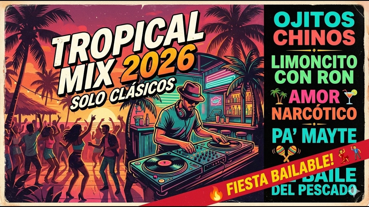 🌴 Tropical Mix 2026 | Ojitos Chinos, Amor Narcótico & Más (DJ Set Live)