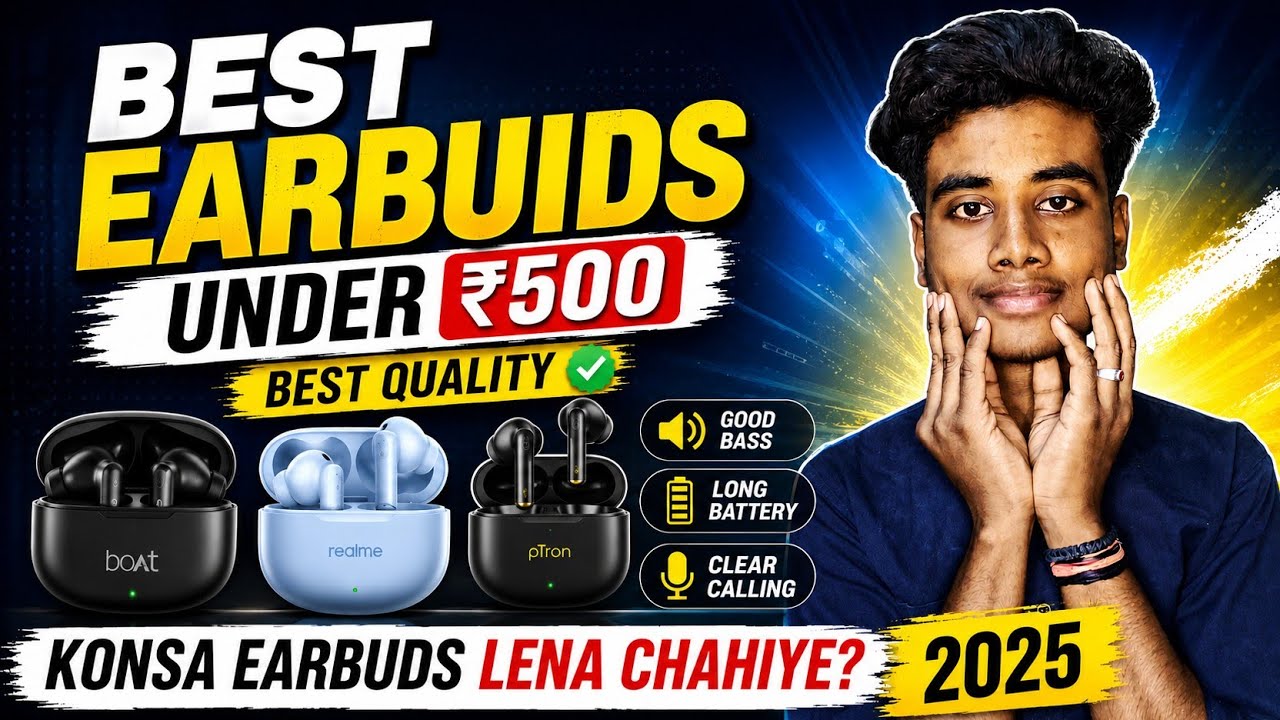 earbuds under 500 | earbuds under 500 best quality | konsa earbuds lena chahiye 2025 #earbuds