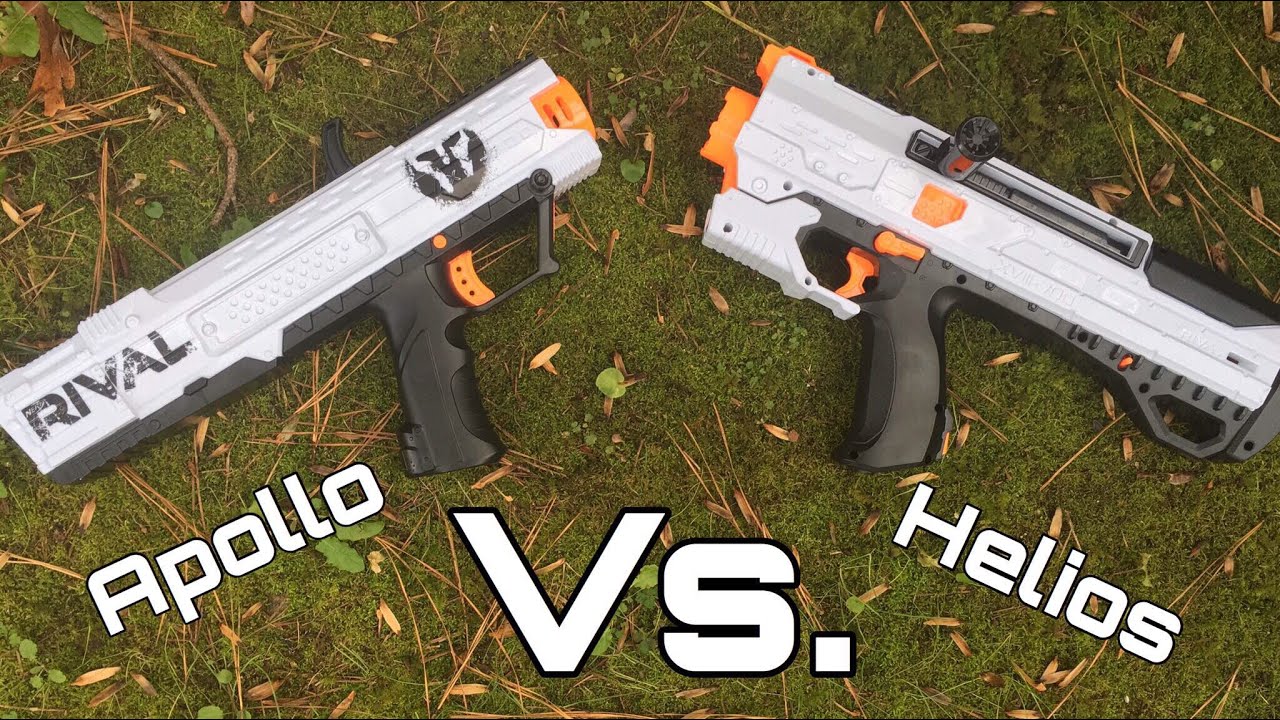 Nerf Rival Helios против Nerf Rival Apollo (Лучший Rival Springer?)