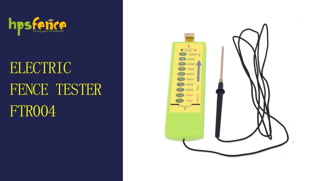 ELECTRIC FENCE TESTER FTR004