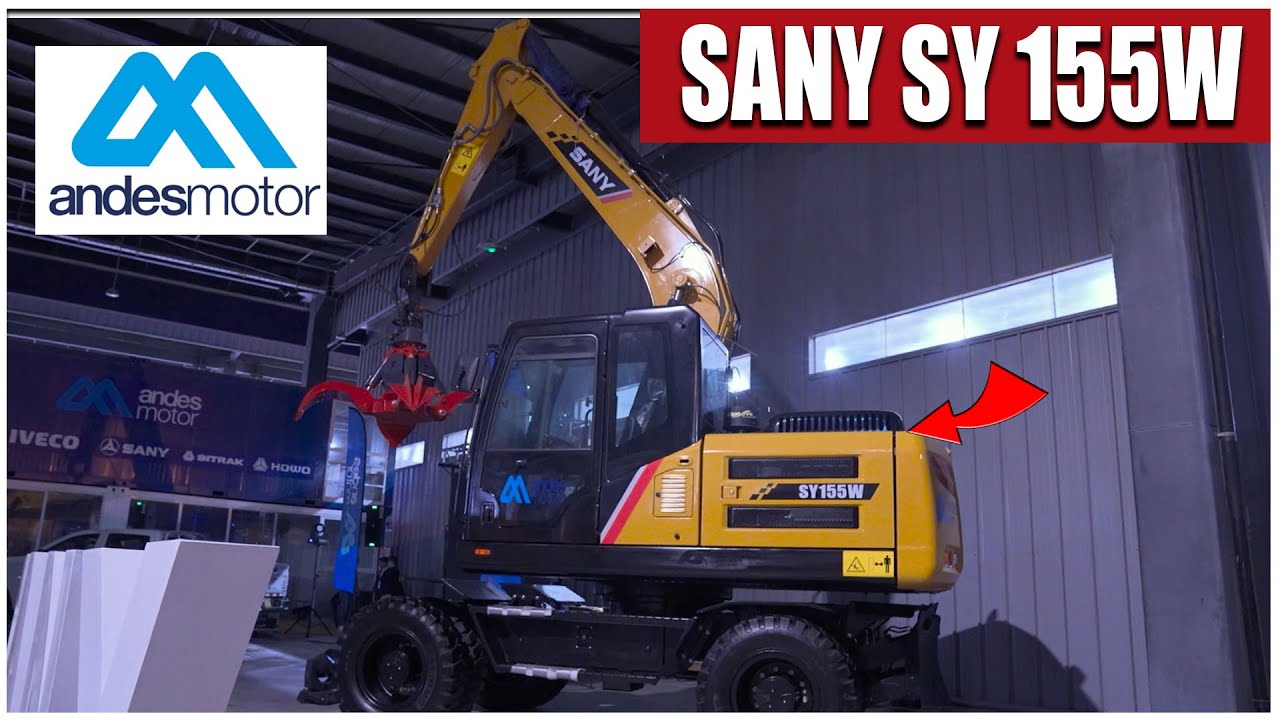 Nueva excavadora Sany SY 155W | Andes Motor Perú