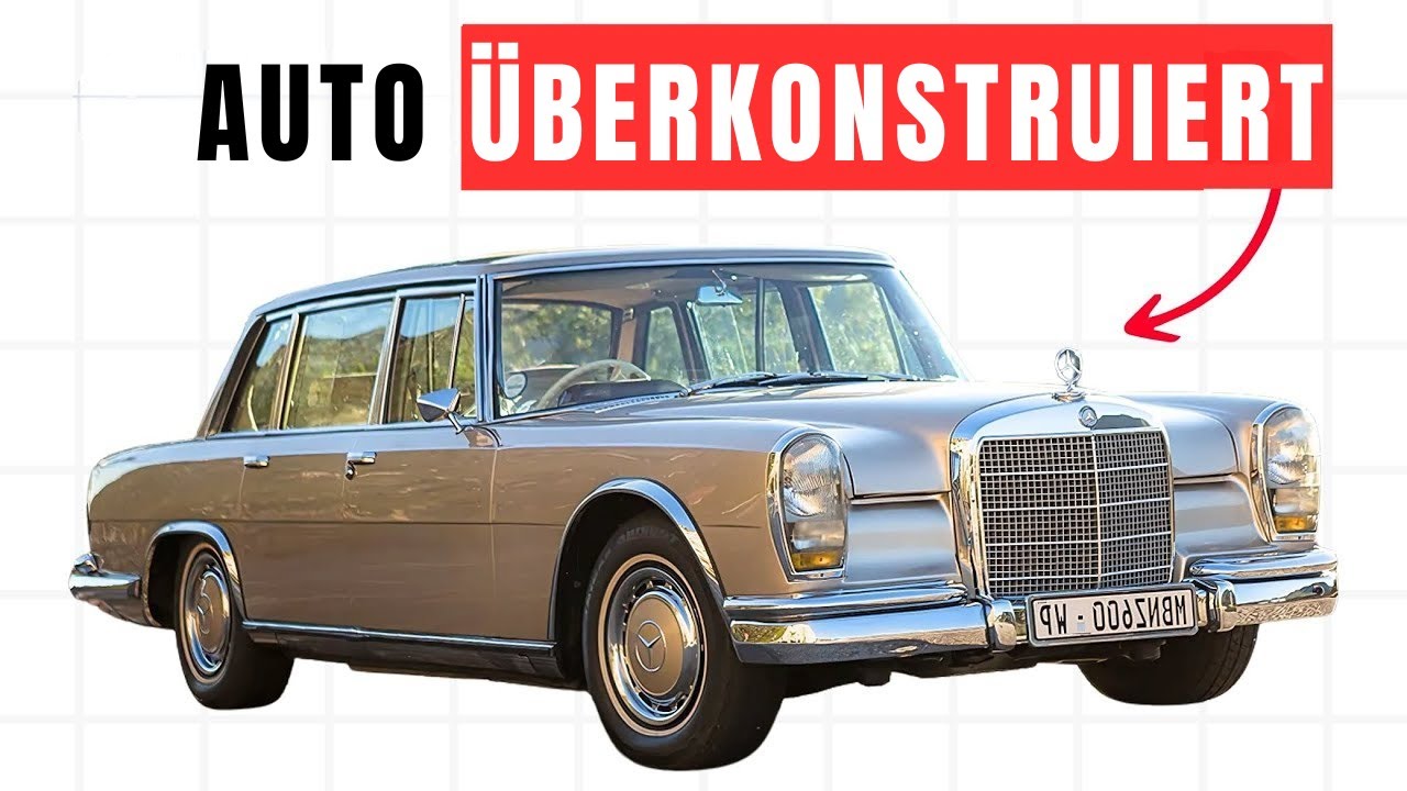 Die 10 überkonstruiertesten Autos aller Zeiten