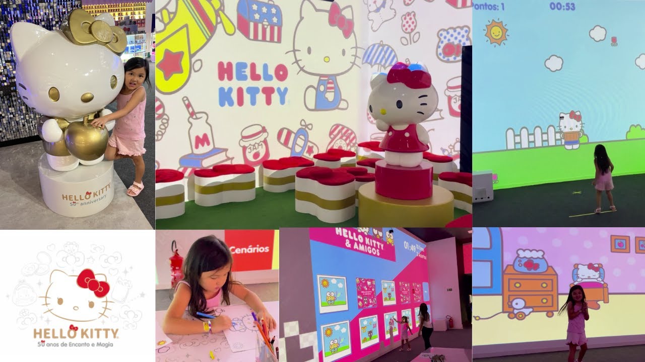 FUI NA EXPOSIÇÃO DA HELLO KITTY 50 ANOS! ✨ REALIDADE VIRTUAL E MUITA MAGIA EM SP