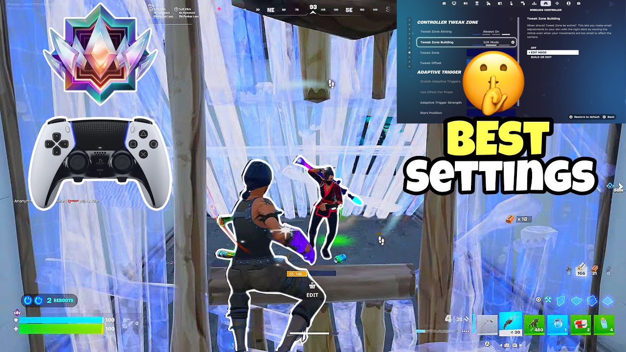 *ОБНОВЛЕННЫЕ* ЛУЧШИЕ настройки контроллера для Fortnite Глава 7 Сезон 3! (PS5/XBOX/PS4/PC)