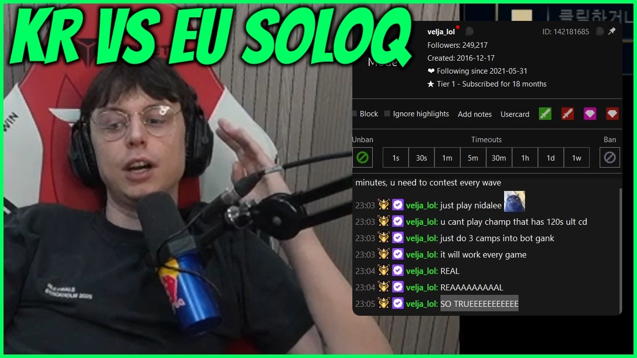 Caedrel Gives His Honest Thoughts On EU VS KR SoloQ