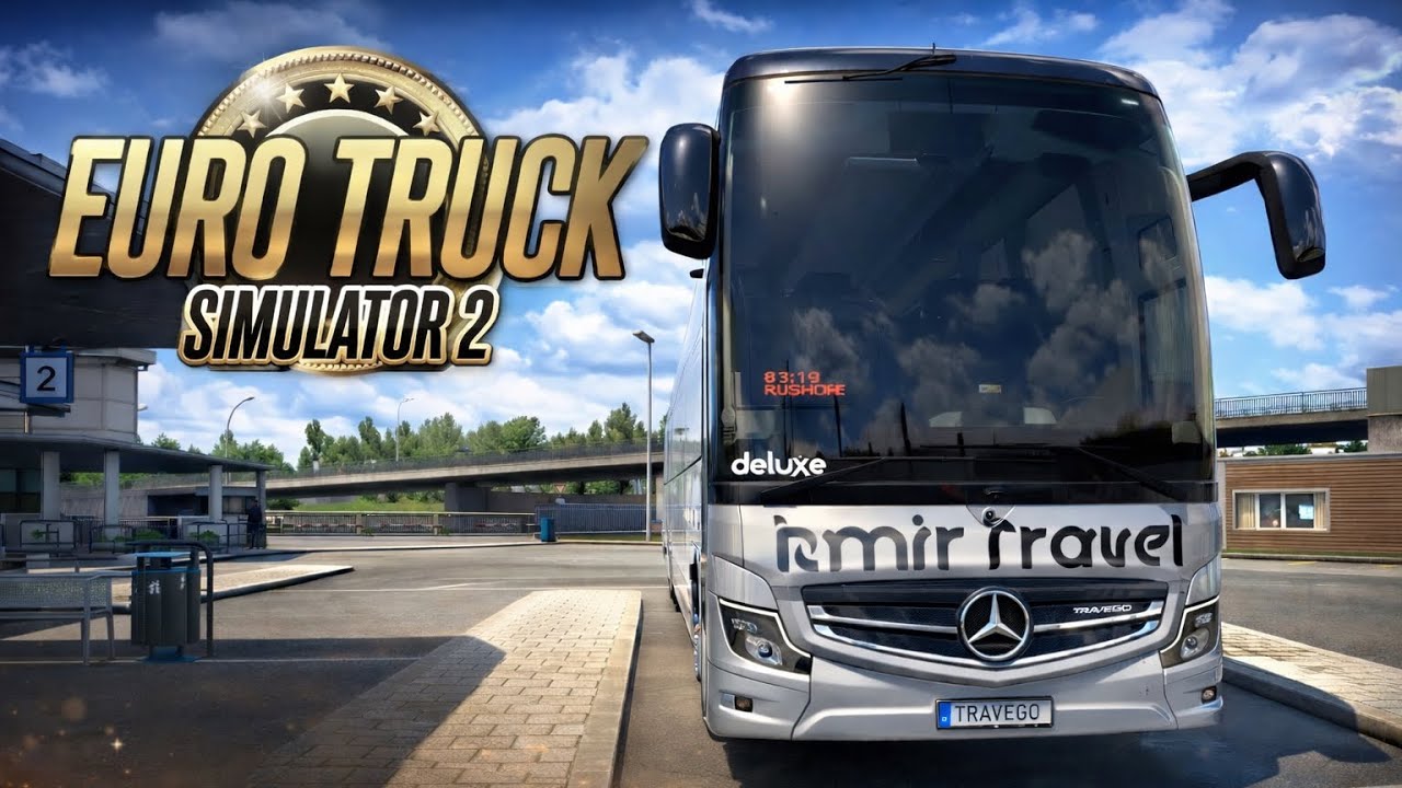Driving a Luxury Coach in ETS2 😍 | Realistic Bus Gameplay