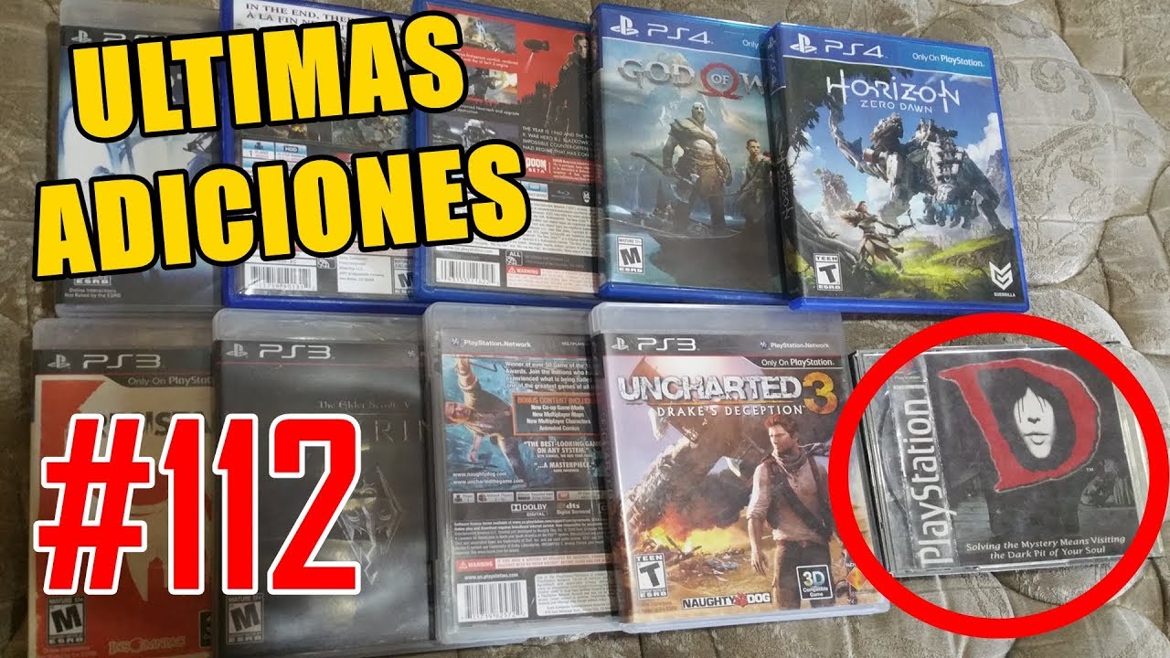 Colección de Videojuegos - Ultimas Adiciones de CVG - 112 Juegos de PS4 y PS3