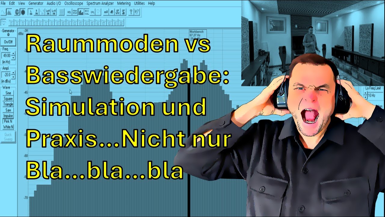 Raummoden vs Basswiedergabe. | #audiophile #bass #diy #lautsprecher