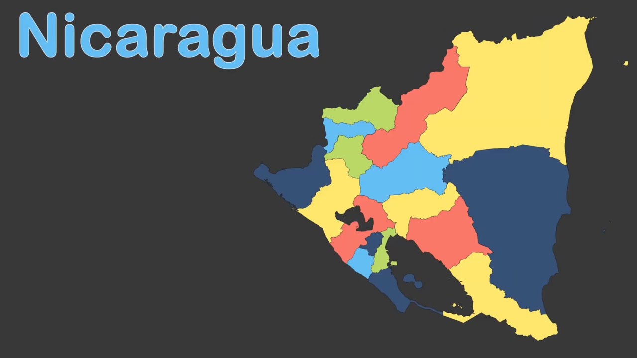 Nicaragua Geography | 15 Departments & 2 Autonomous Regions