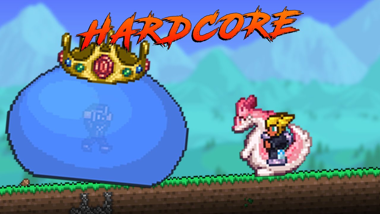Смогу ли я победить Короля Слизня?! | Terraria 1.4.5 Хардкор #4