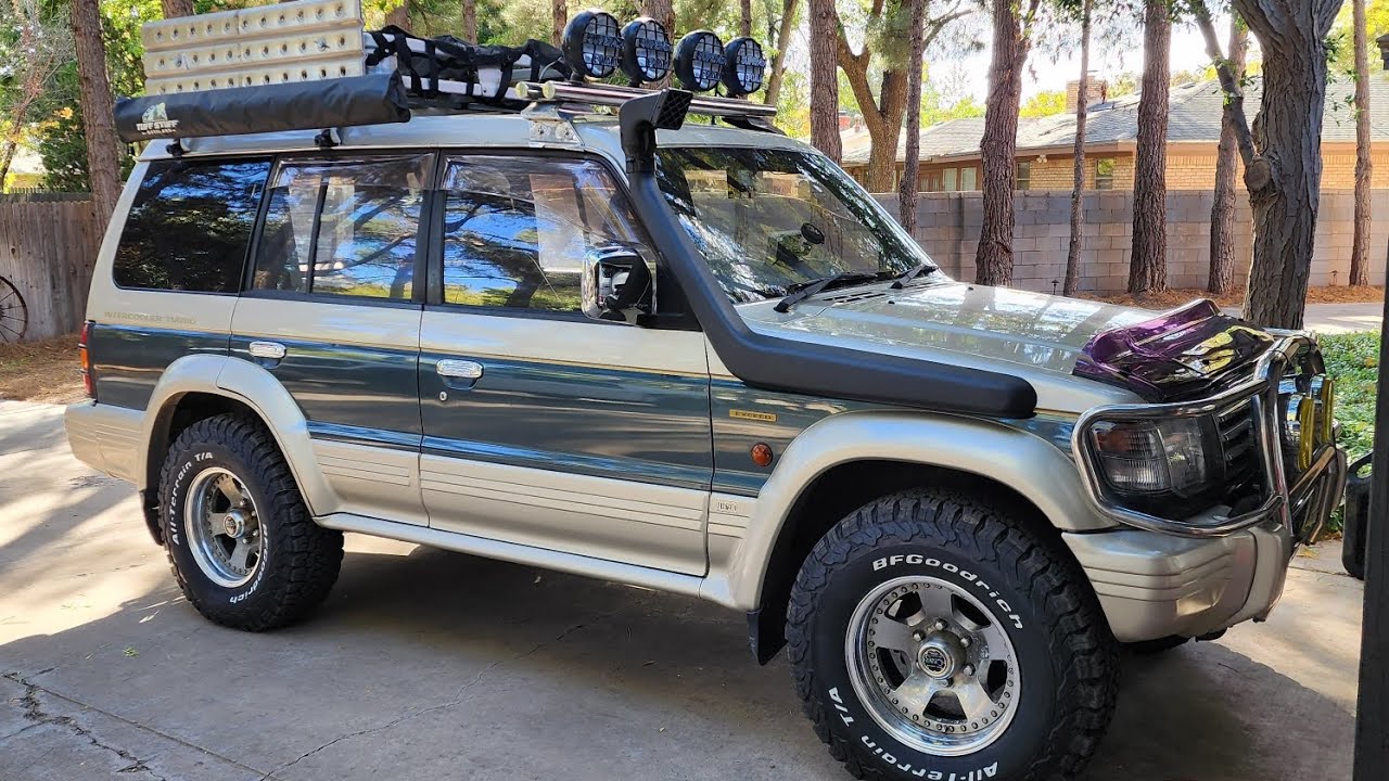 1991-2000 Mitsubishi Pajero Montero Snorkel Raised Air Intake Install DIY How To
