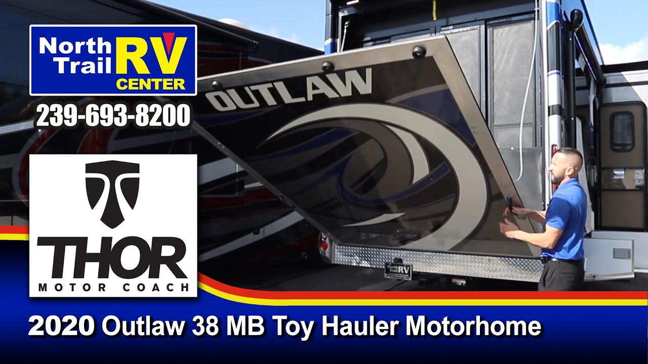 Thor 2020 Outlaw 38MB Class A Toy Hauler Motorhome