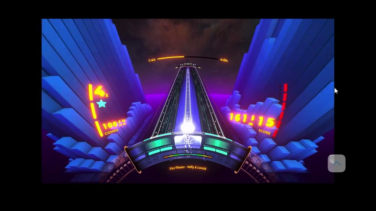 Spin Rhythm XD Ep. 1831: Holly & Loosid - Fire Flower. 370K score. Level 1722.