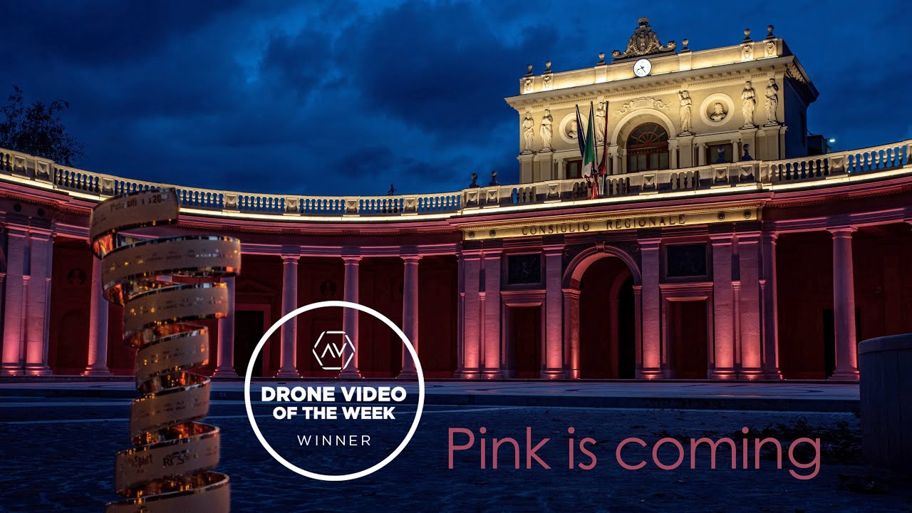 Pink is coming - Drone Hyperlapse - Aspettando il Giro a L' Aquila