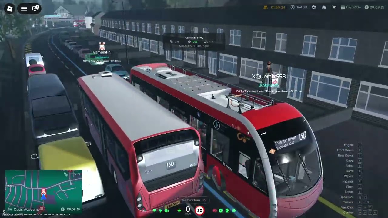 Roblox Croydon 130 Flood(Shift)BRAND NEW EXTENSION Driving Sim Server CL-THPR